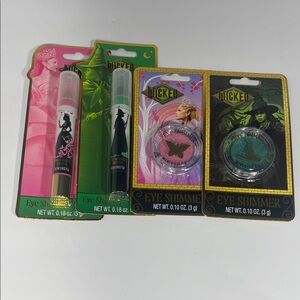 Wicked Eye Shimmer Set - Pink, Green, Black-Galinda-Elphaba Lot of 4